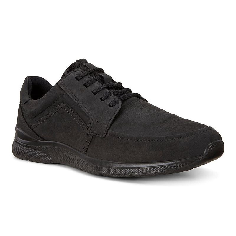 Men Casual Ecco Irving - Casual Shoe Black - India QSIVBT967